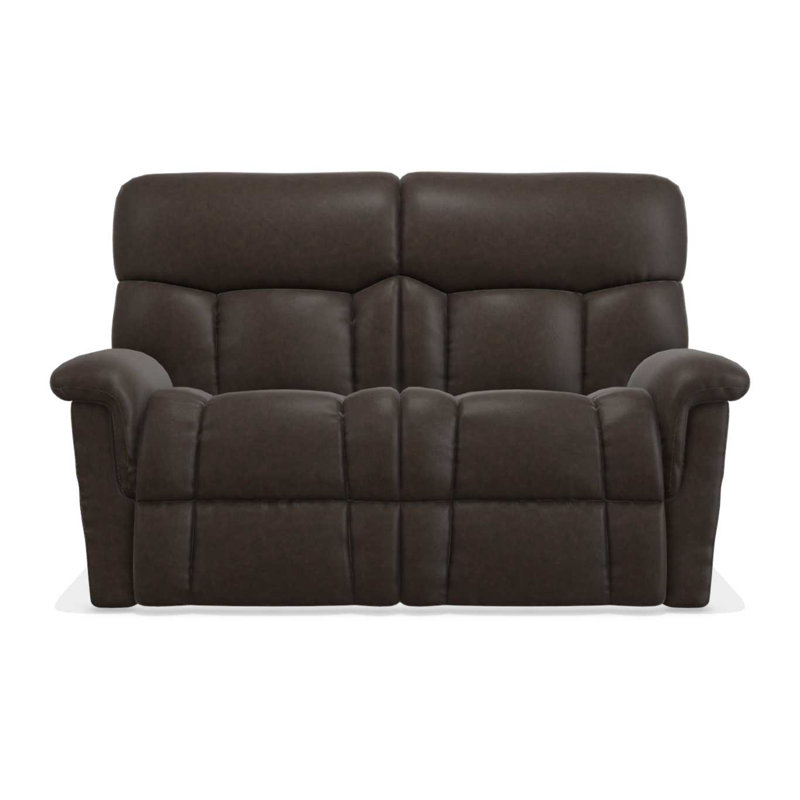 LaZBoy Mateo Leather Match Power Reclining Loveseat with Power Headrests and Lumbar Wayfair